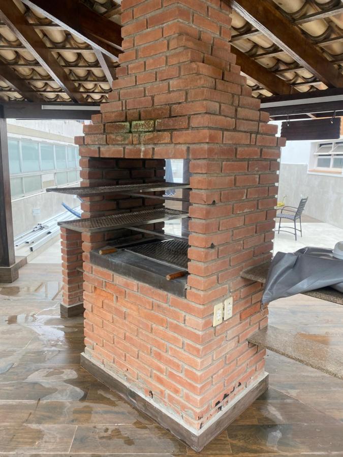 Cobertura Guaruja Apto Com Jacuzzi E Churrasqueira Экстерьер фото