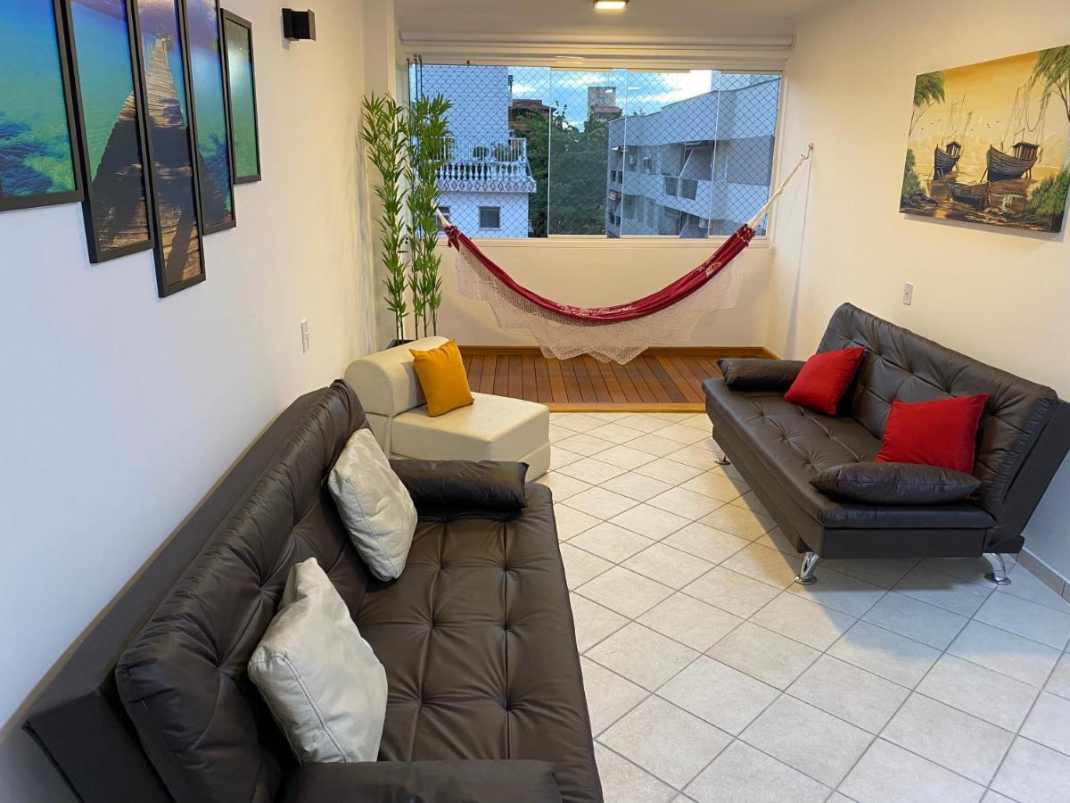 Cobertura Guaruja Apto Com Jacuzzi E Churrasqueira Экстерьер фото