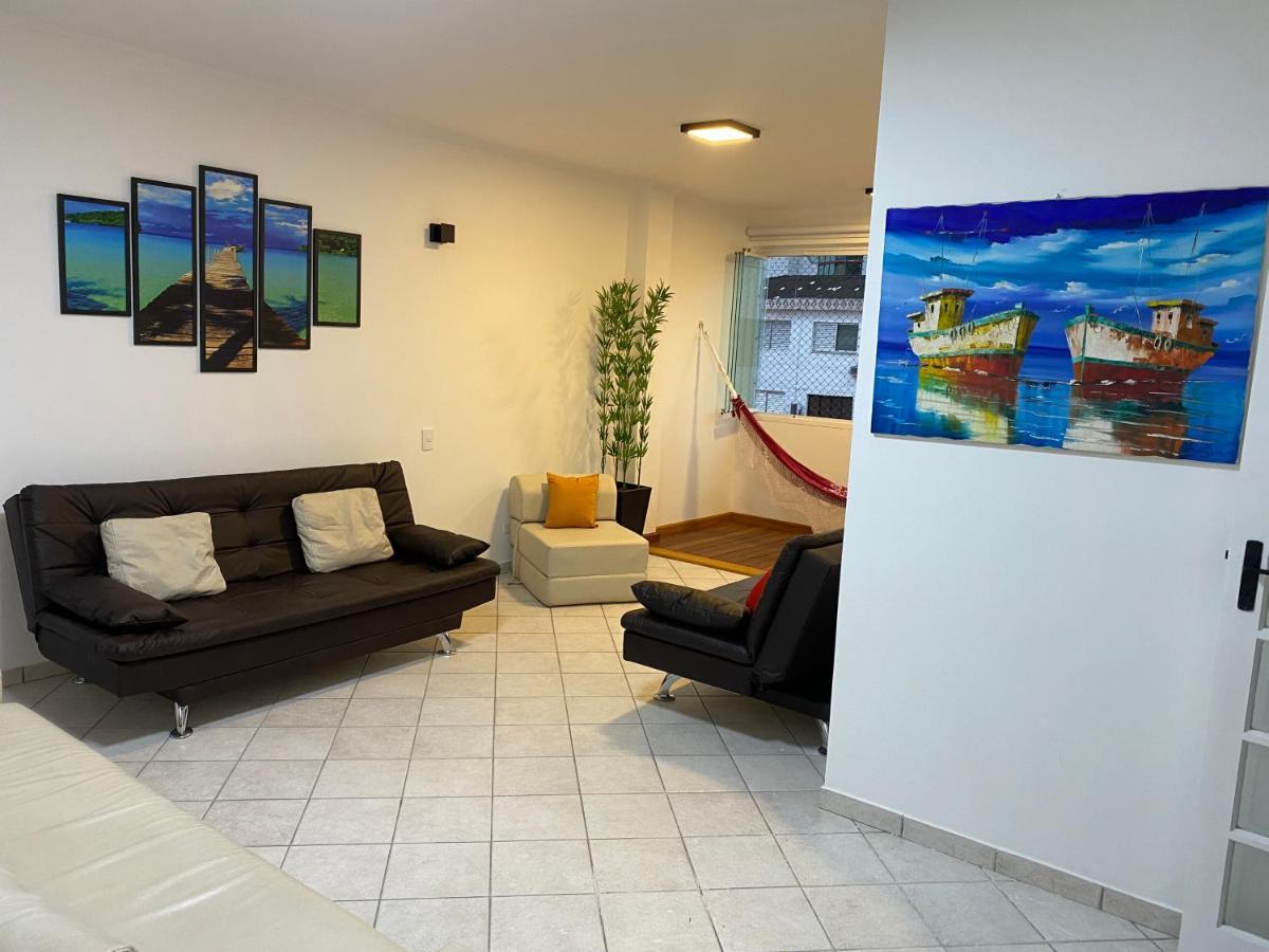 Cobertura Guaruja Apto Com Jacuzzi E Churrasqueira Экстерьер фото
